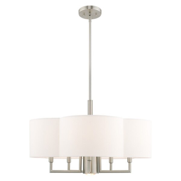 Chelsea 6 Light Brushed Nickel Pendant C