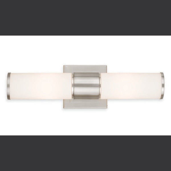 Weston 2 Light Brushed Nickel ADA Wall Sconce/ Bath Vanity