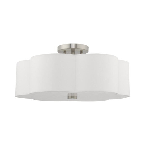 Chelsea 3 Light Brushed Nickel Ceiling M