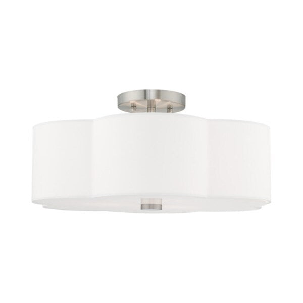 Chelsea 3 Light Brushed Nickel Ceiling M