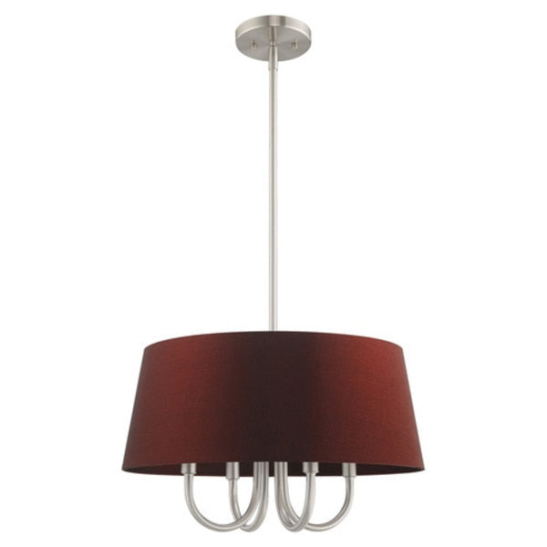 Belclaire 4 Light Brushed Nickel Pendant Chandelier
