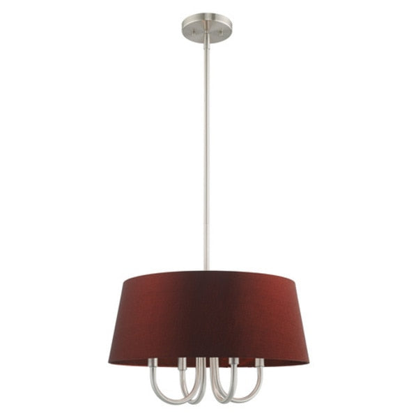 Belclaire 4 Light Brushed Nickel Pendant Chandelier