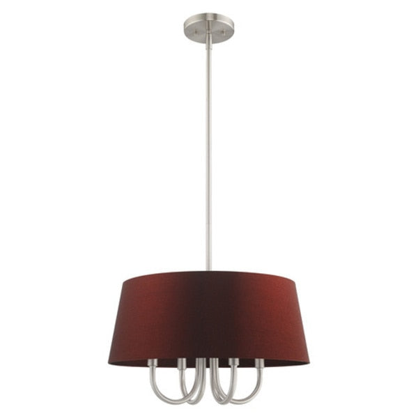 Belclaire 4 Light Brushed Nickel Pendant Chandelier