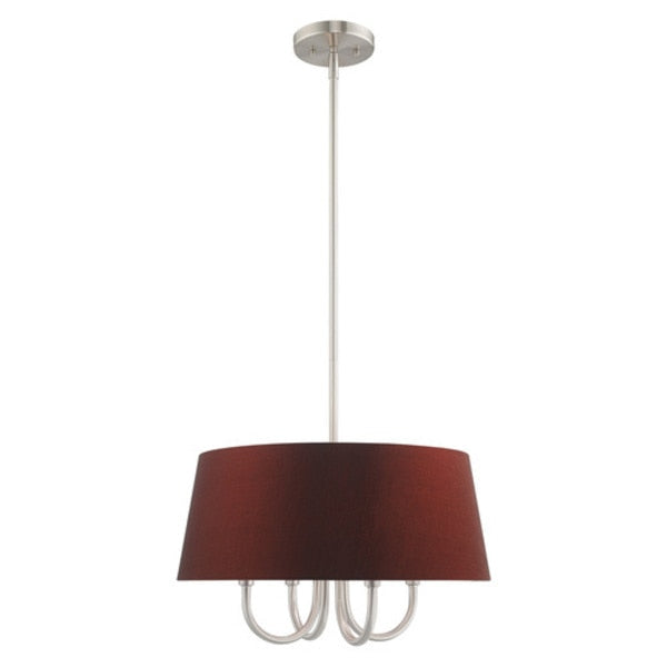Belclaire 4 Light Brushed Nickel Pendant Chandelier