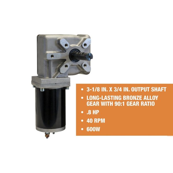 Electric Tarp Gear Motor, 600W/90:1