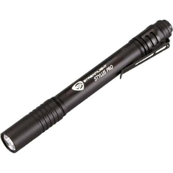 STYLUS PRO STREAMLIGHT LED 100 Lumens Industrial Black Penlight