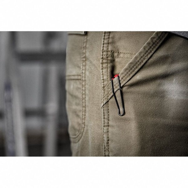 6-5/32 in. General Purpose FASTBACK Compact Folding Utility Knife in Red