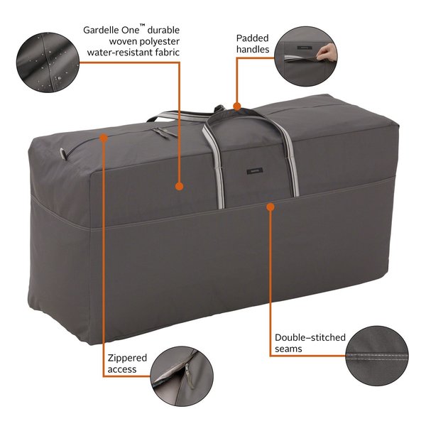 Patio Cushion/Cover Storage Bag, Grey