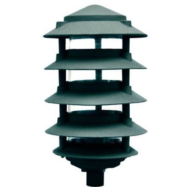 Pagoda Light, D5550, G, Aluminum, 5 Tier
