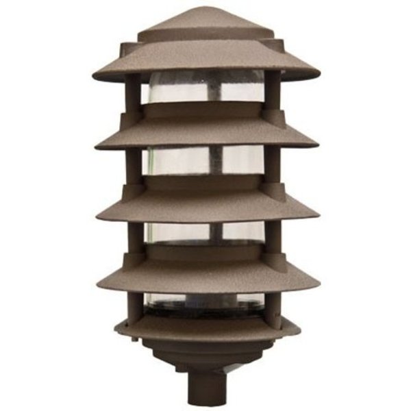 Pagoda Light, D5550, G, Aluminum, 5 Tier