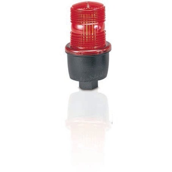 Low Profile Warning Light, LED, Red, 24VDC