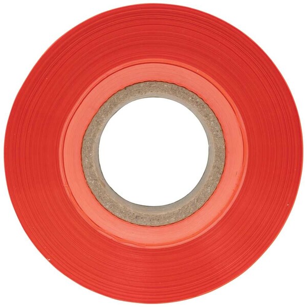 Caution Tape, Barricade, CAUTION-BURIED ELECTRIC LINE, Red, 1000-Foot