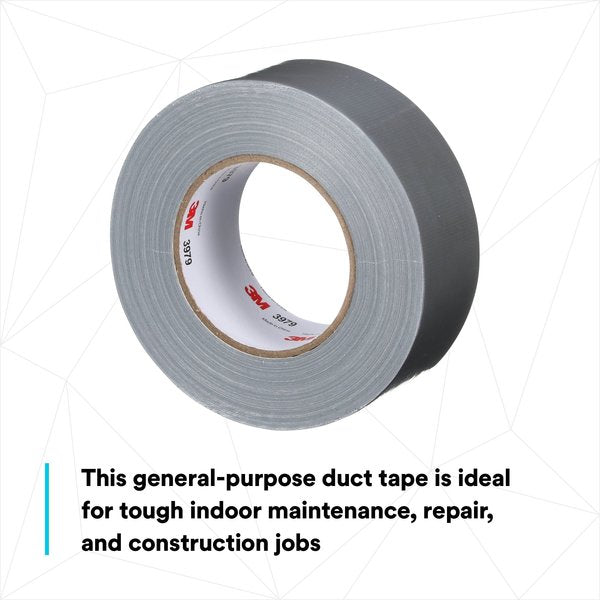 Duct Tape, Gray, 60 ydL x 1-57/64inW, 8 mil