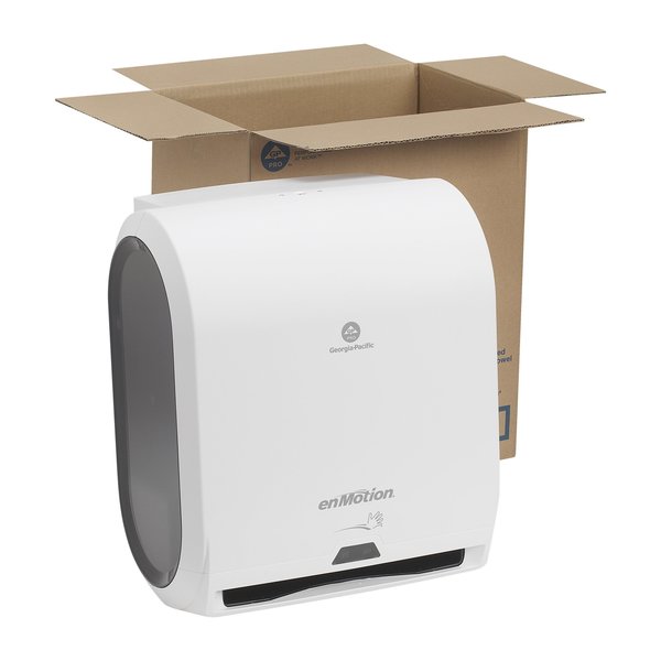 enMotionÂ® 10â Automated Touchless Paper Towel Dispenser, White