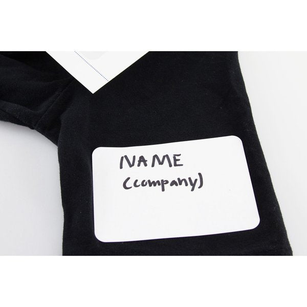 ID Adhesive Badge, Adhesive, PK200