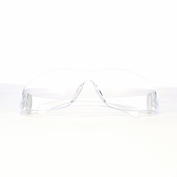 Virtua Safety Glasses, Anti-Fog, Anti-Scratch, Wraparound, Frameless, Clear Arm, Clear Lens