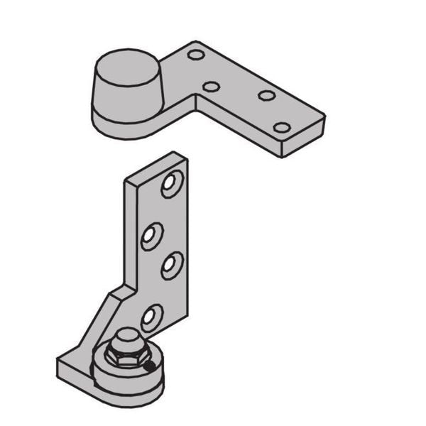 Aluminum Painted Pivot 7212BTMSP28LH