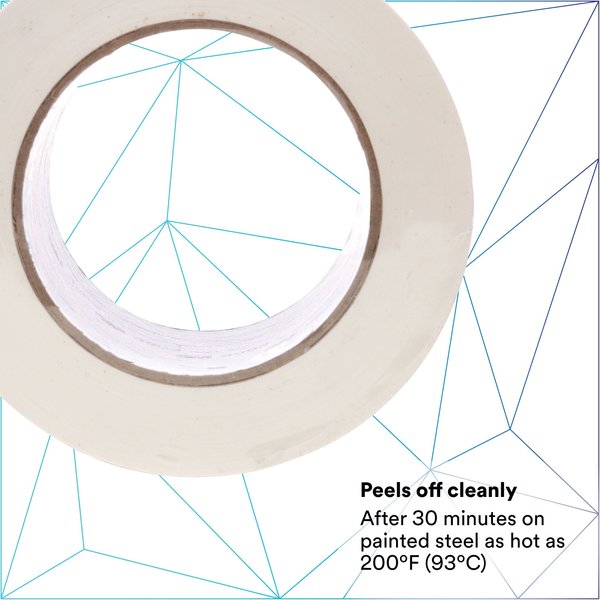 Duct Tape, 2 x 50 yd, 6.5 mil, White, Vinyl