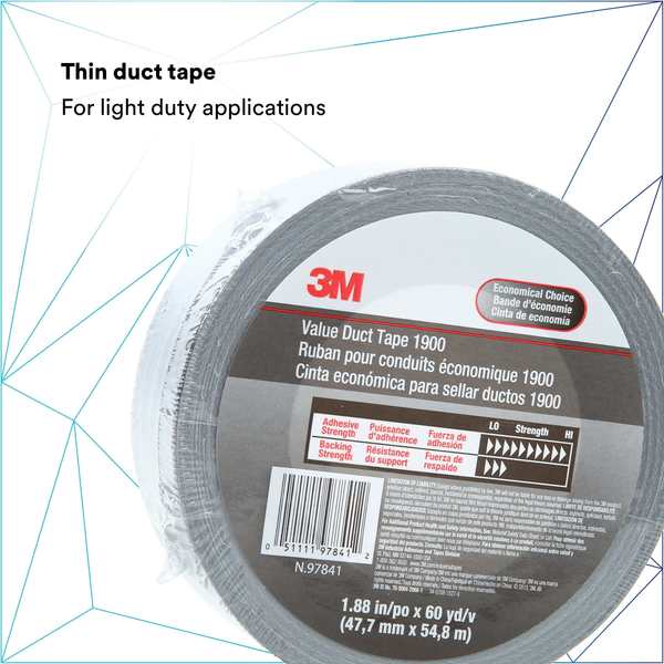 VlueDctTp1900Slvr, 1.88nx60yd5.8m, PK24
