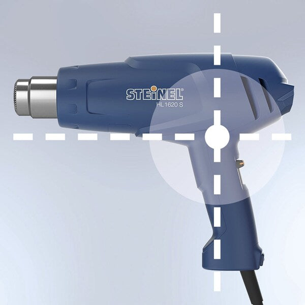 Heat Gun, Electric Powered, 120V AC, Dual Temp. Setting, 1,300 W Watt, Pistol Handle