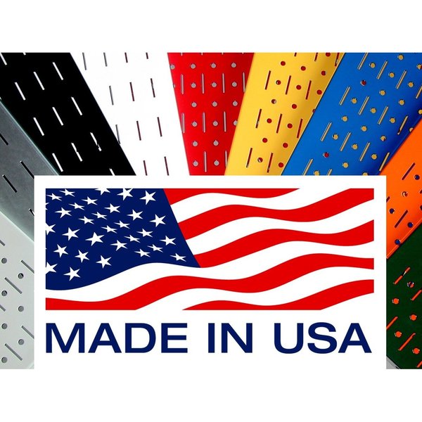 Industrial Pegboard Paint Organizer - Steel Peg Board