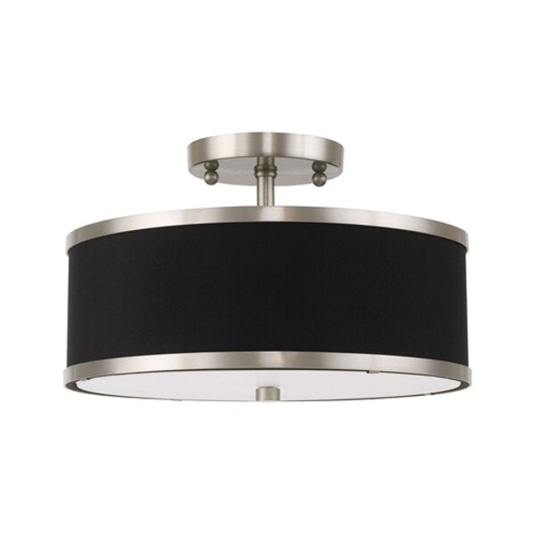 Park Ridge 2 Light Brushed Nickel Ceiling Mount