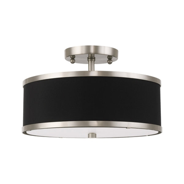 Park Ridge 2 Light Brushed Nickel Ceiling Mount