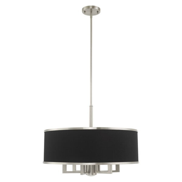 Park Ridge 7 Light Brushed Nickel Pendant Chandelier