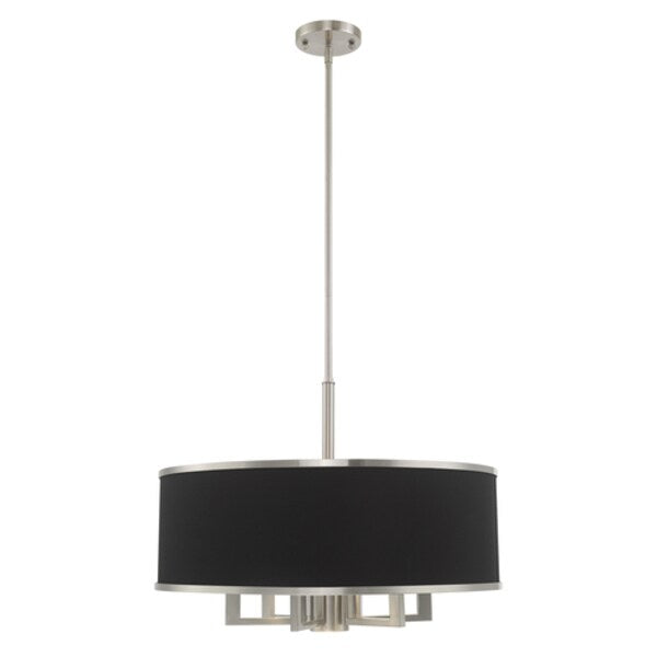 Park Ridge 7 Light Brushed Nickel Pendant Chandelier