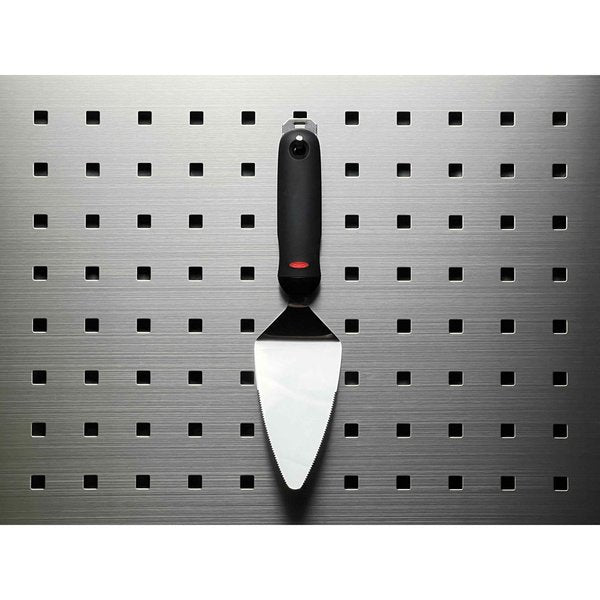 1 In. Single Rod 30 Degree Bend Stainless Steel Pegboard Hook for Stainless Steel LocBoard 3 Pack