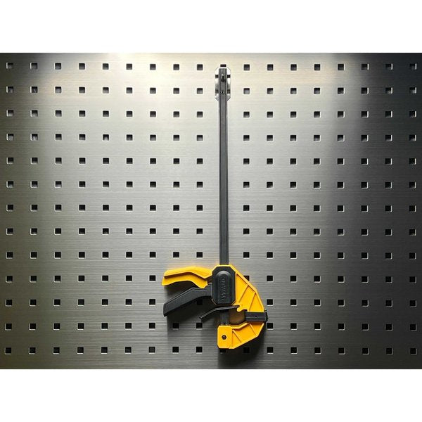 1 In. Single Rod 30 Degree Bend Stainless Steel Pegboard Hook for Stainless Steel LocBoard 3 Pack