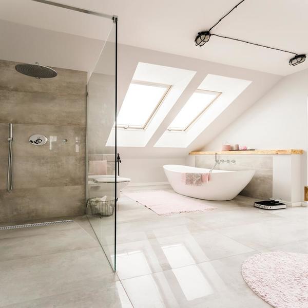 Designlineâ¢ 24 in. Stainless Steel Linear Shower Drain Square Grate