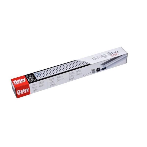 Designlineâ¢ 32 in. Stainless Steel Linear Shower Drain Square Grate