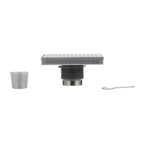 Designlineâ¢ 6 in. x 6 in. Square Drain Square Grate
