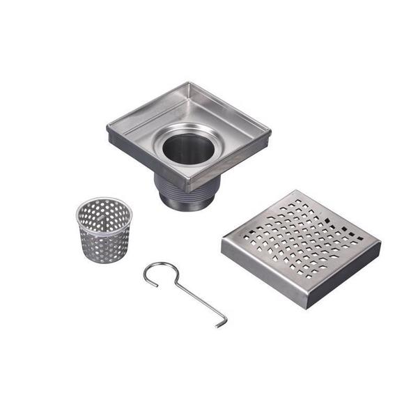 Designlineâ¢ 6 in. x 6 in. Square Drain Wave Grate
