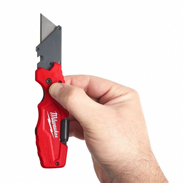 Folding Utility Knife, Manual Retraction, Straight, Wire Stripping, Bit Holding, Bottle Opening