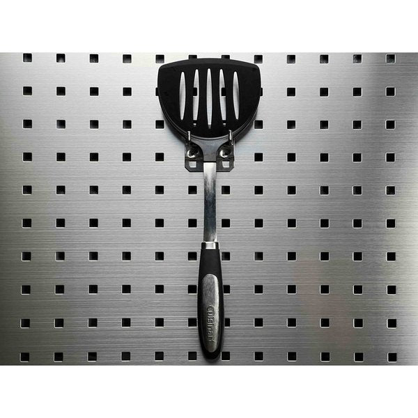 1 In. Double Rod 90 Degree Bend Stainless Steel Pegboard Hook for Stainless Steel LocBoard 3 Pack