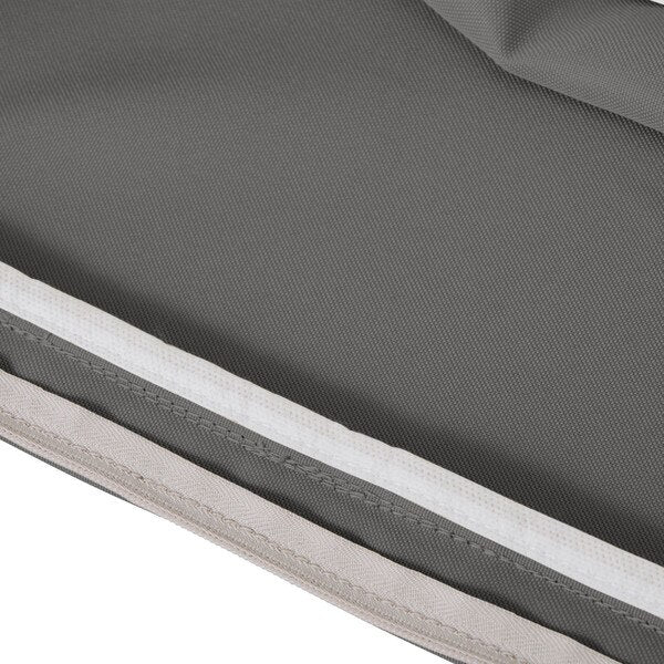 Montlake Contoured Dining Seat Cushion, Light Charcoal, 18