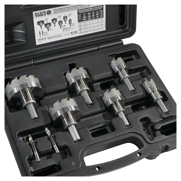 Hole Cutter Kit, Master Electrician Hole Cutter, 8-Piece
