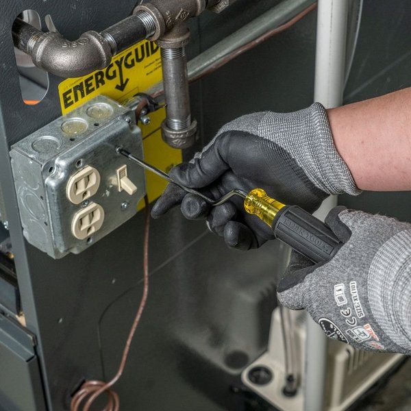 General Purpose Multi-Bit Offset Screwdriver 3/16 in Round