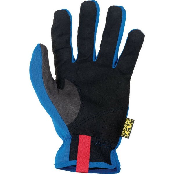 Mechanics Gloves, M, Blue, Synthetic Leather, Form Fitting Trek Dry(R)