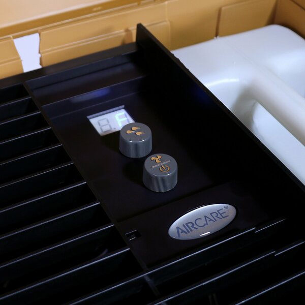 Evaporative Humidifier, Portable, 5.6 gal, 3,600 sq. ft., Light Oak