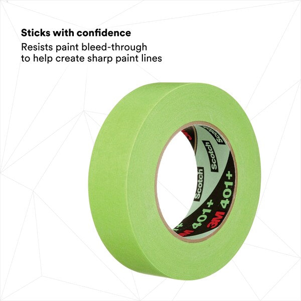 Masking Tape, Green, 60 yd., Rubber