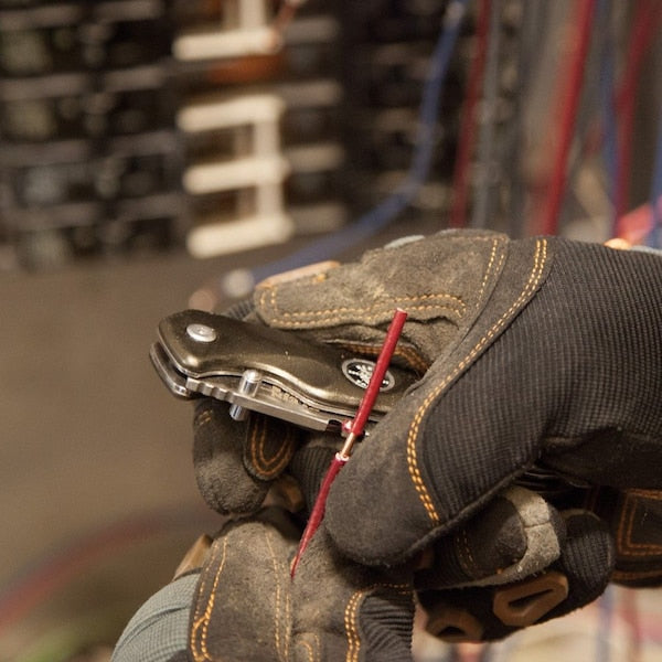 Electrician Pocket Knife, Drop Point, Boxes; Cartons; Wire Stripping