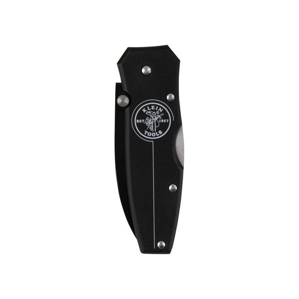 Black Lightweight Lockback Knife 2-1/4-Inch Drop Point Blade