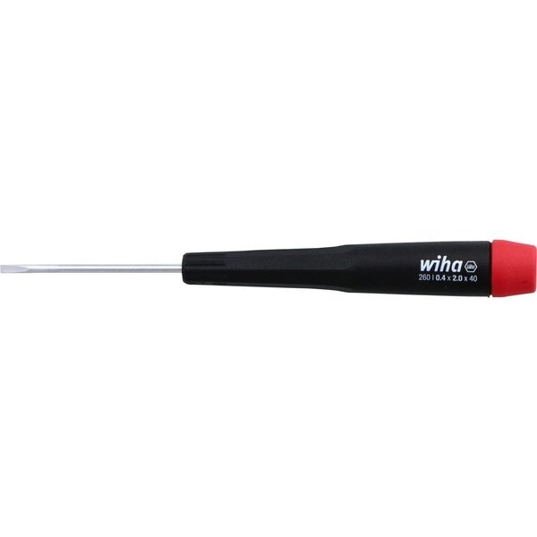 Prec. Screwdriver, Slotted, 2.0mm x 1-5/8
