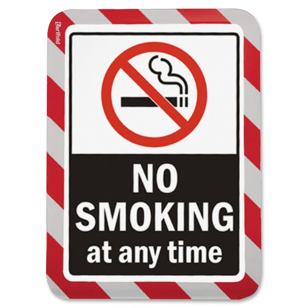 Sign Inserts, No Smoking, PK6