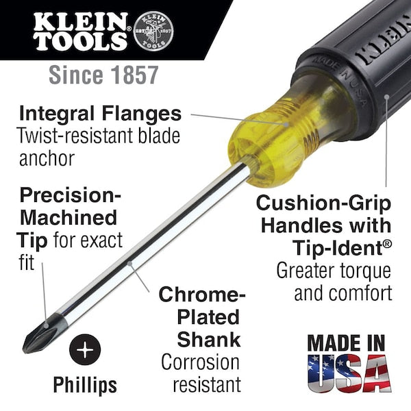 General Purpose Phillips Screwdriver #0 Round