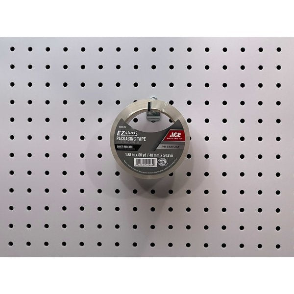 2-3/4 In. Single Rod 90 Degree Bend Steel Pegboard Hook for 1/8 In. and 1/4 In. Pegboard 10 Pack