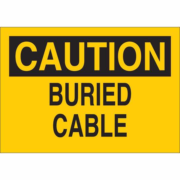 Caution Sign, 7 in H, 10 in W, Rectangle, English, 43083